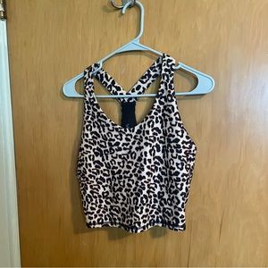 Cropped workout tank